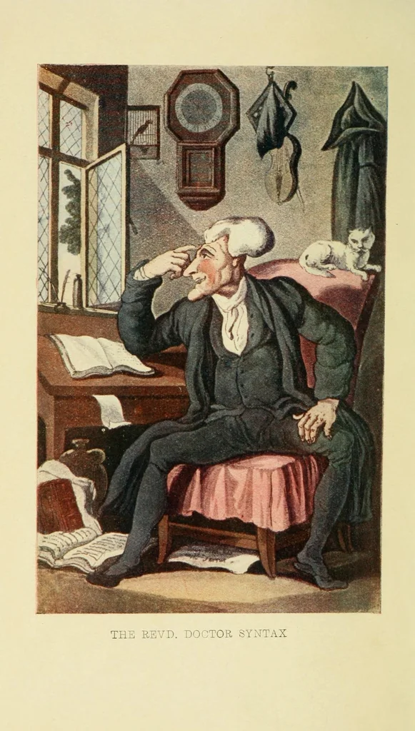 An illustration from Old coloured books, 1905, leaf 8
