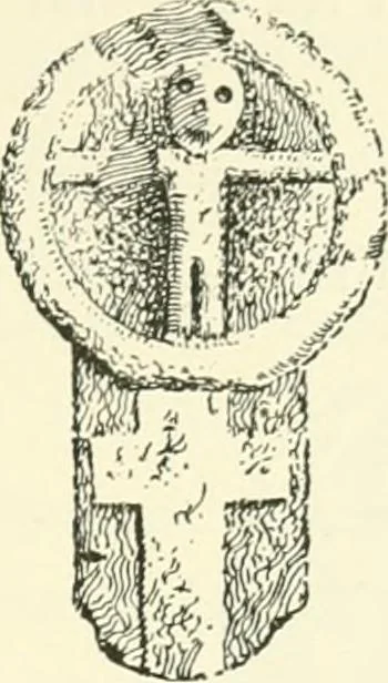 An illustration from Old Cornish crosses, 1896, leaf 184