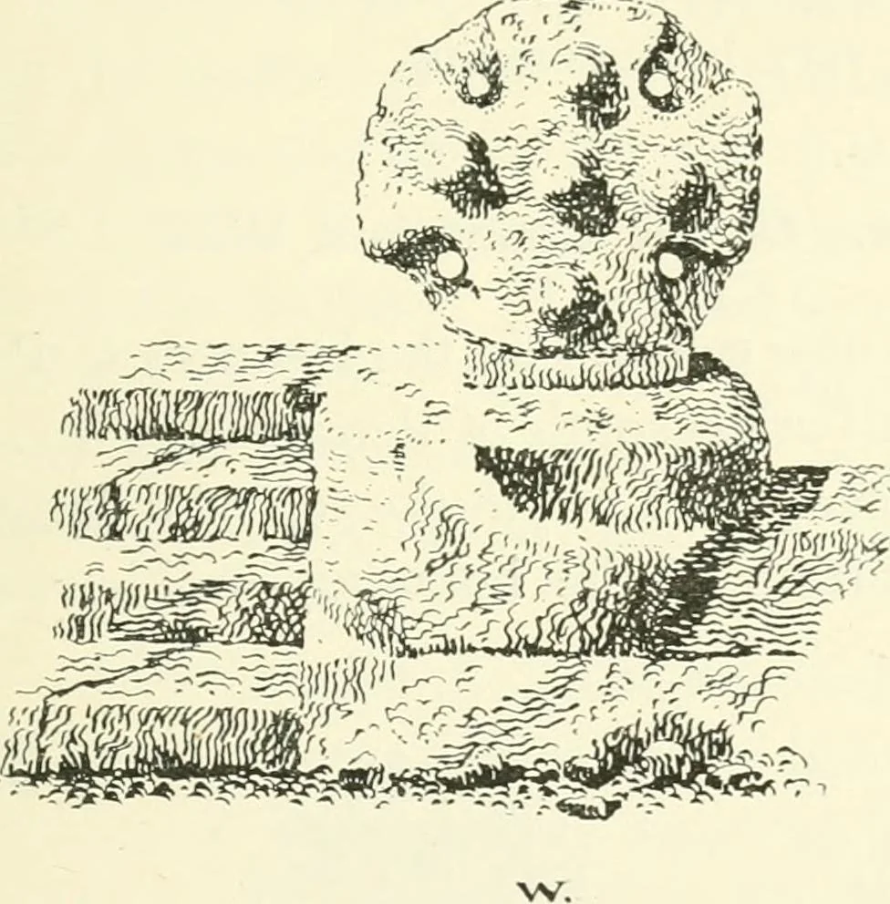 An illustration from Old Cornish crosses, 1896, leaf 228