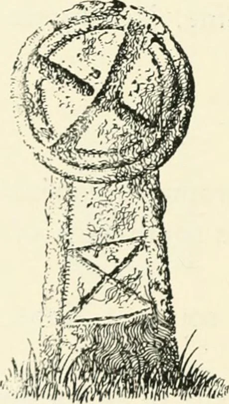 An illustration from Old Cornish crosses, 1896, leaf 371