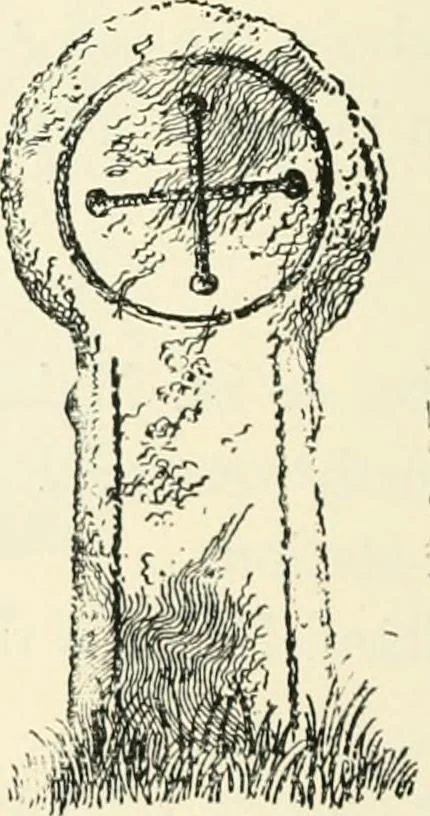 An illustration from Old Cornish crosses, 1896, leaf 371