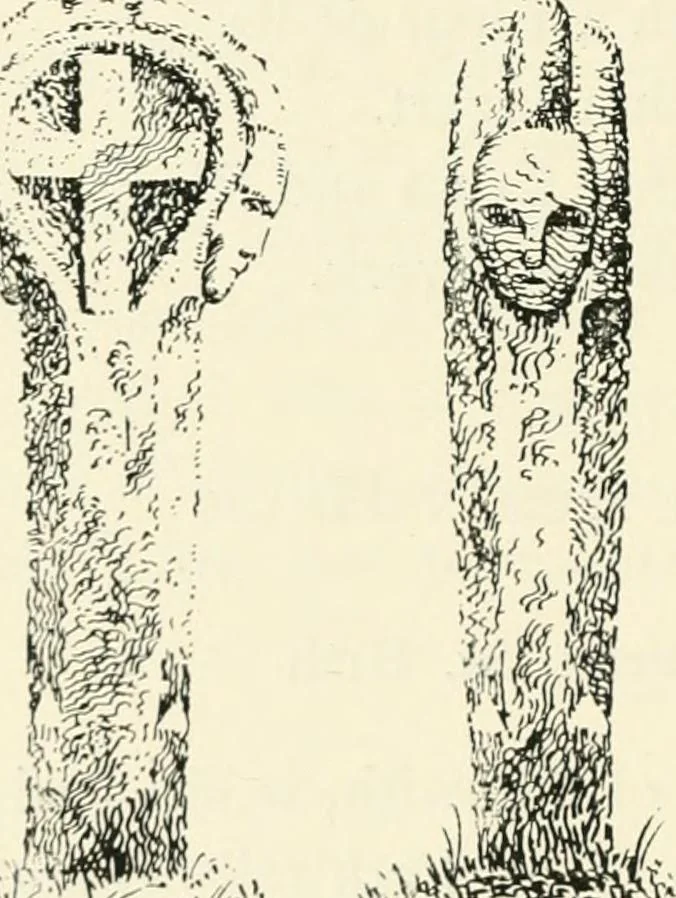 An illustration from Old Cornish crosses, 1896, leaf 385