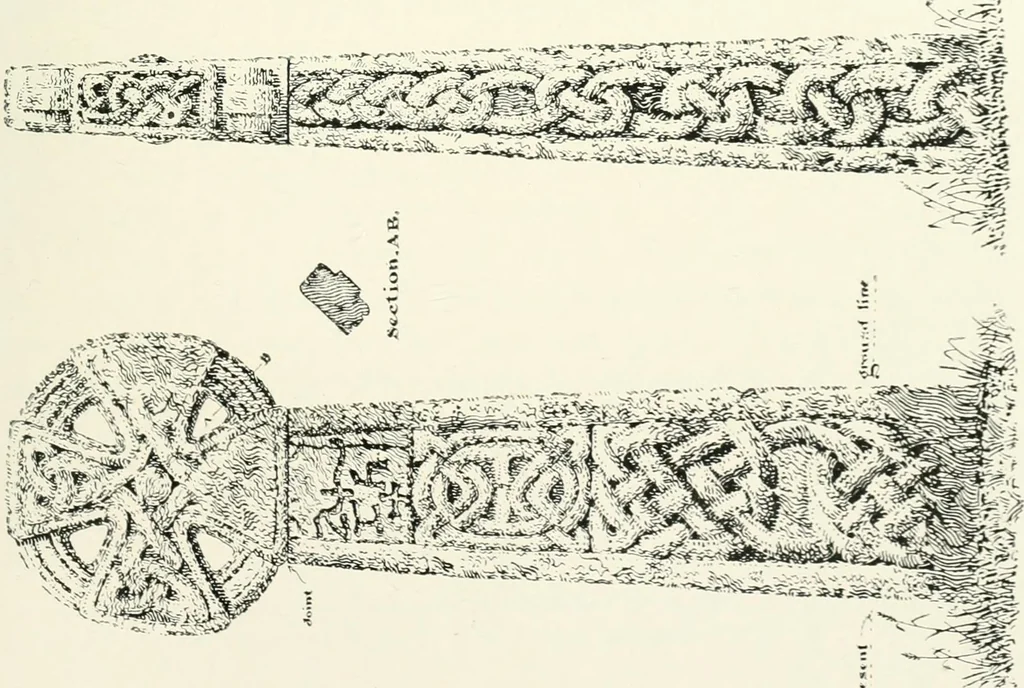 An illustration from Old Cornish crosses, 1896, leaf 412
