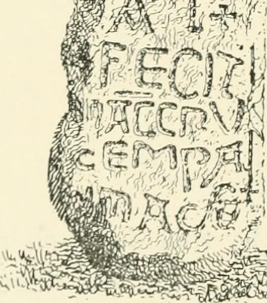 An illustration from Old Cornish crosses, 1896, leaf 429