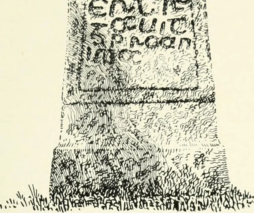An illustration from Old Cornish crosses, 1896, leaf 448