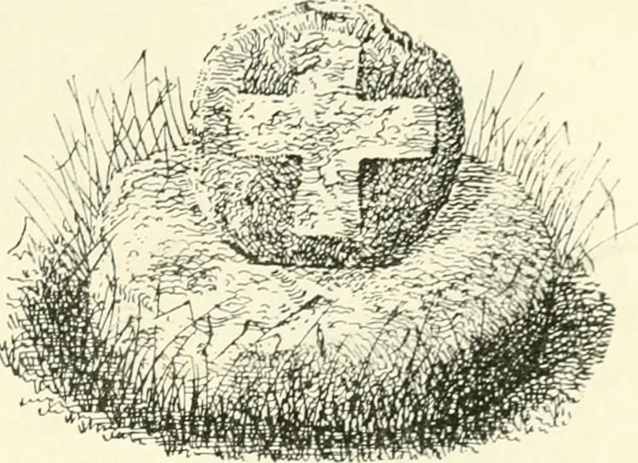 An illustration from Old Cornish crosses, 1896, leaf 76
