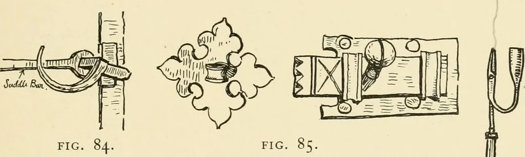 An illustration from Old cottages & farm-houses in Surrey / illustrated on one hundred collotype plates from photographs specially taken by W. Galsworthy Davie, with an introduction and numerous sketches by W. Curtis Green, 1908, leaf 80