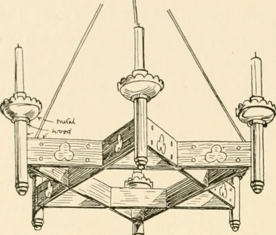 An illustration from Old cottages & farm-houses in Surrey / illustrated on one hundred collotype plates from photographs specially taken by W. Galsworthy Davie, with an introduction and numerous sketches by W. Curtis Green, 1908, leaf 85