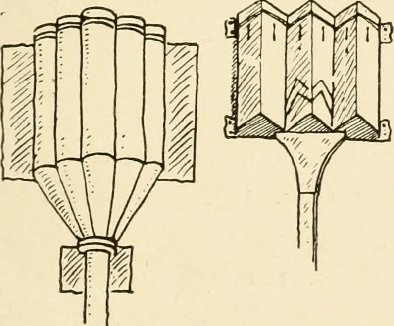 An illustration from Old cottages & farm-houses in Surrey / illustrated on one hundred collotype plates from photographs specially taken by W. Galsworthy Davie, with an introduction and numerous sketches by W. Curtis Green, 1908, leaf 86