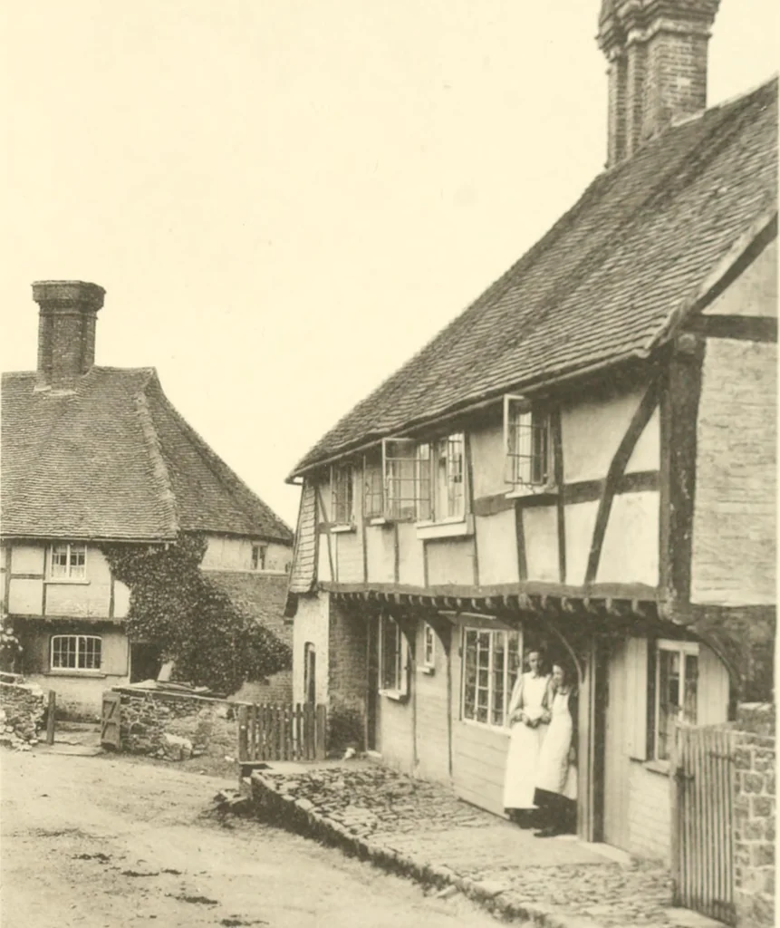 An illustration from Old cottages and farmhouses in Kent and Sussex, 1900, leaf 108
