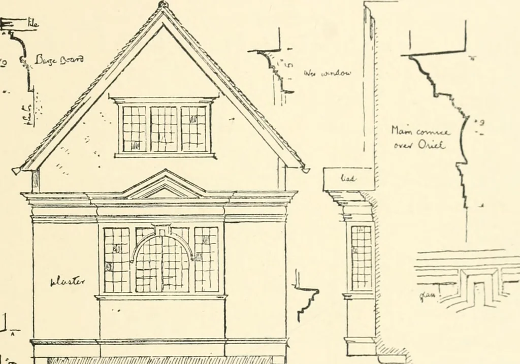 An illustration from Old cottages and farmhouses in Kent and Sussex, 1900, leaf 40