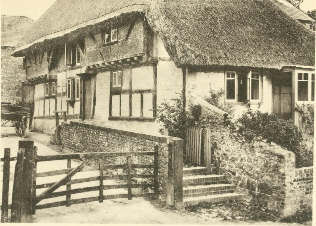 An illustration from Old cottages and farmhouses in Kent and Sussex, 1900, leaf 58
