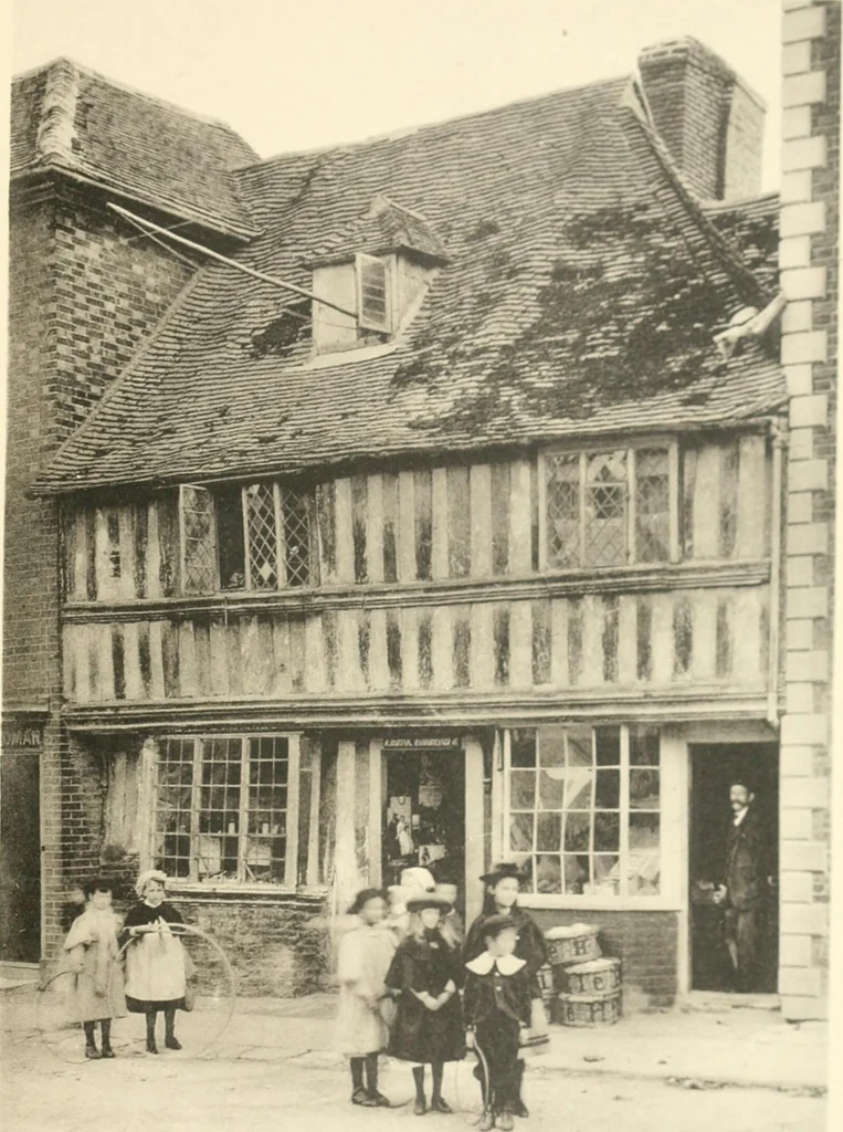 An illustration from Old cottages and farmhouses in Kent and Sussex, 1900, leaf 76