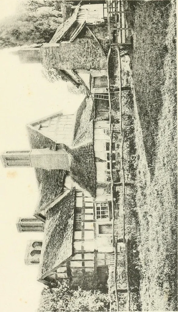 An illustration from Old cottages, farm houses, and other half-timber buildings in Shropshire, Herefordshire, and Cheshire, 1904, leaf 150