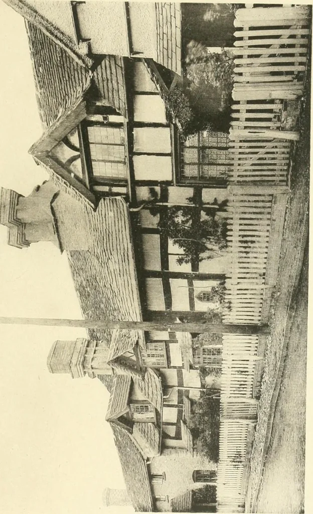 An illustration from Old cottages, farm houses, and other half-timber buildings in Shropshire, Herefordshire, and Cheshire, 1904, leaf 164