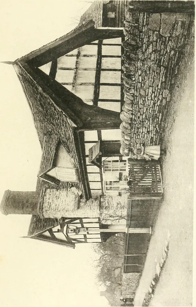An illustration from Old cottages, farm houses, and other half-timber buildings in Shropshire, Herefordshire, and Cheshire, 1904, leaf 170