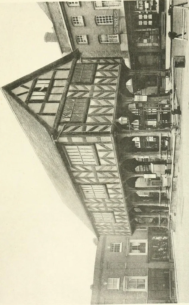 An illustration from Old cottages, farm houses, and other half-timber buildings in Shropshire, Herefordshire, and Cheshire, 1904, leaf 200