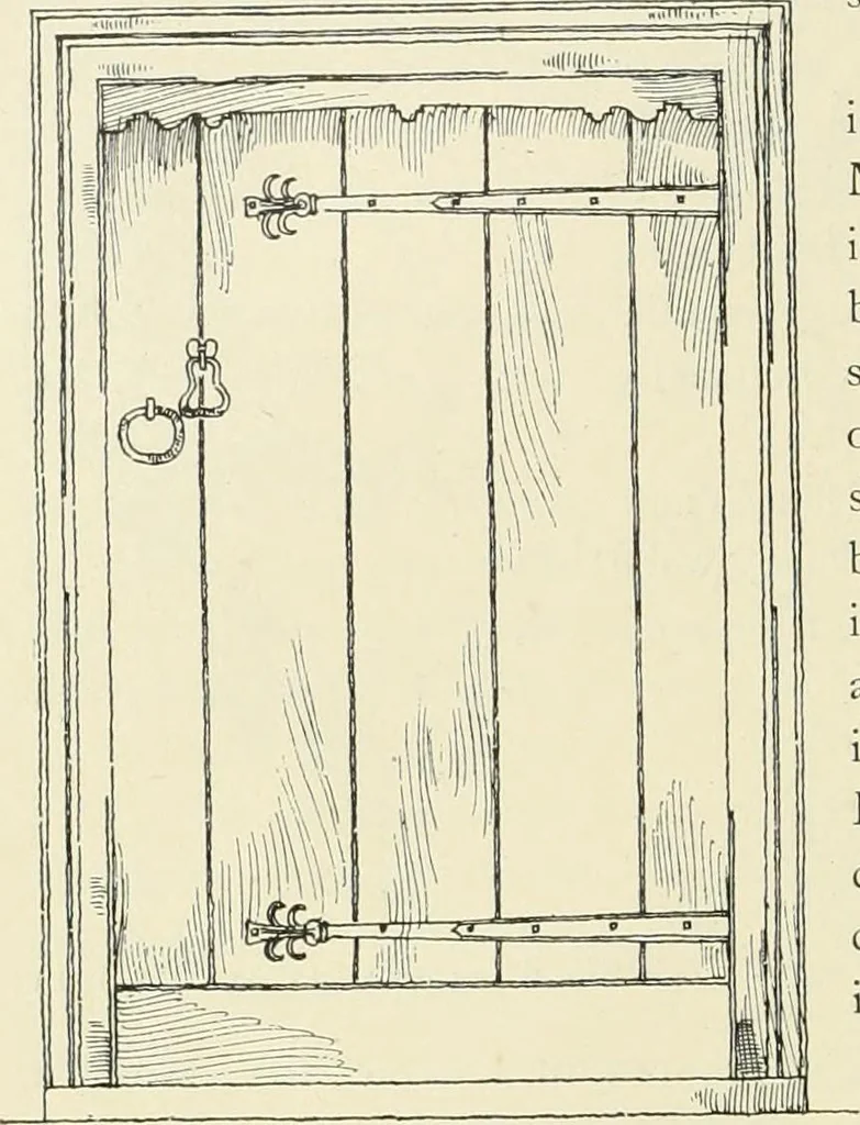 An illustration from Old cottages, farm houses, and other half-timber buildings in Shropshire, Herefordshire, and Cheshire, 1904, leaf 39