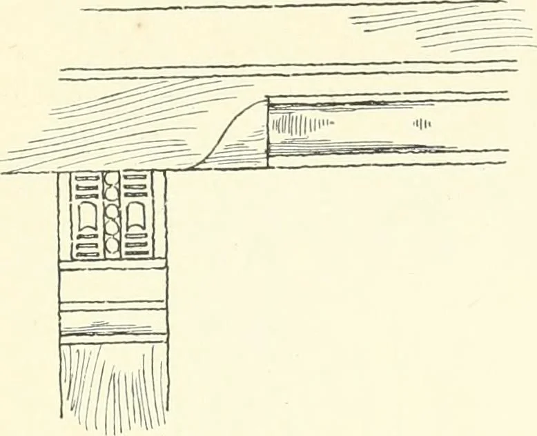 An illustration from Old cottages, farm houses, and other half-timber buildings in Shropshire, Herefordshire, and Cheshire, 1904, leaf 40