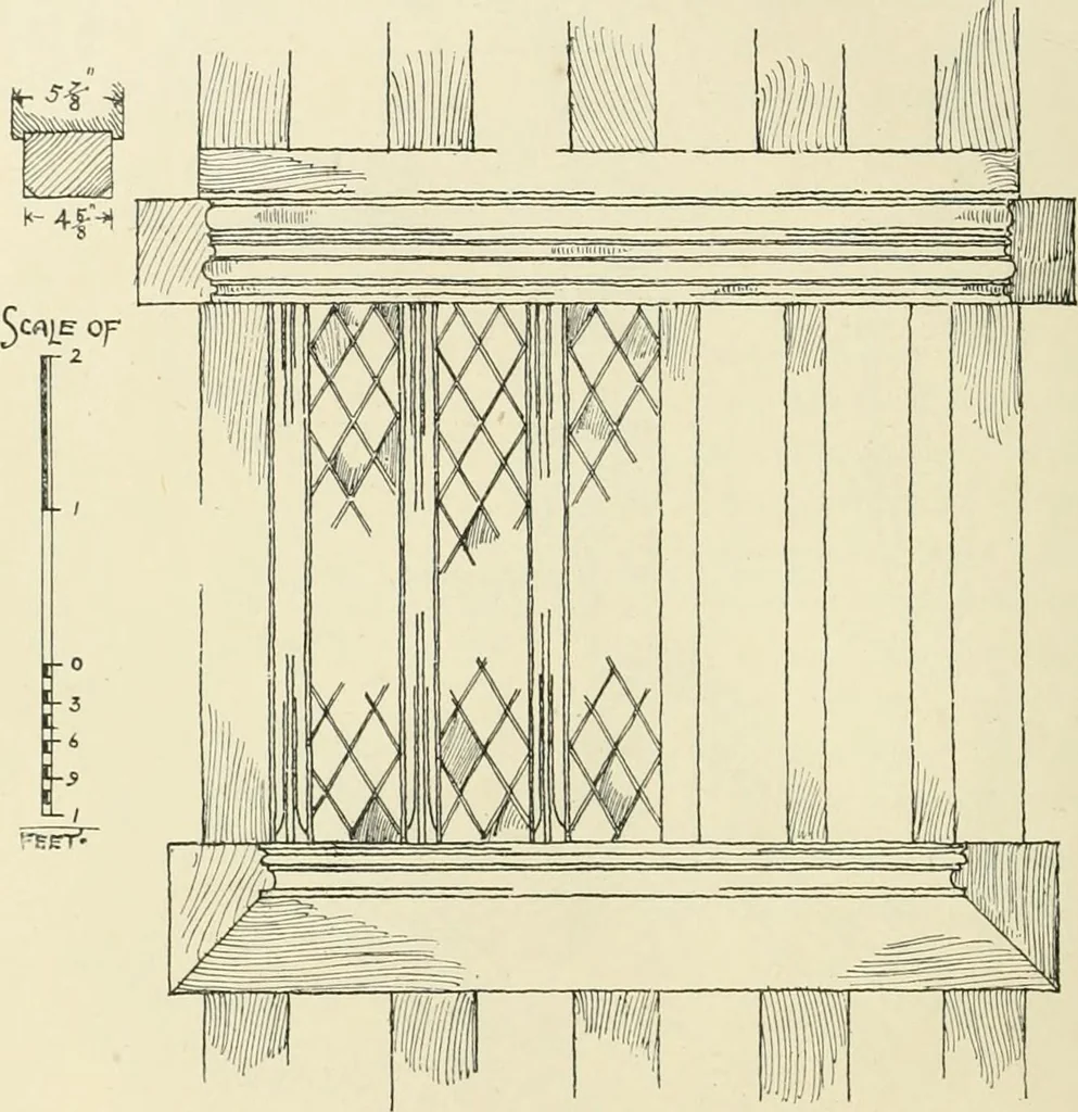An illustration from Old cottages, farm houses, and other half-timber buildings in Shropshire, Herefordshire, and Cheshire, 1904, leaf 41