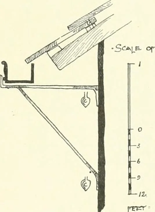 An illustration from Old cottages, farm houses, and other half-timber buildings in Shropshire, Herefordshire, and Cheshire, 1904, leaf 50