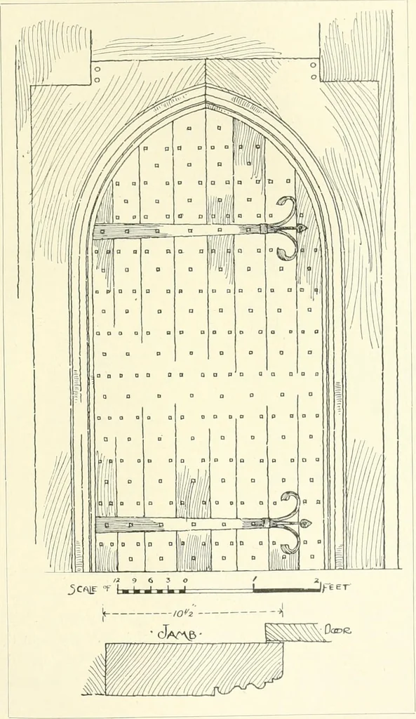 An illustration from Old cottages, farm houses, and other half-timber buildings in Shropshire, Herefordshire, and Cheshire, 1904, leaf 54