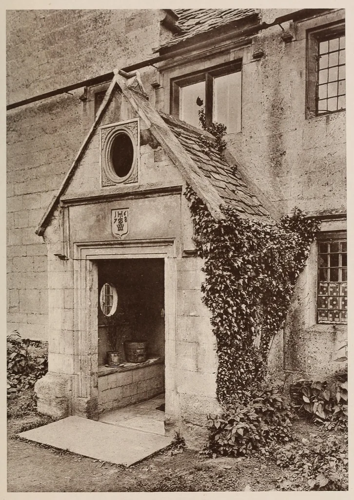 An illustration from Old English doorways; a series of historical examples from Tudor times to the end of the XVIII century, 1903, leaf 101