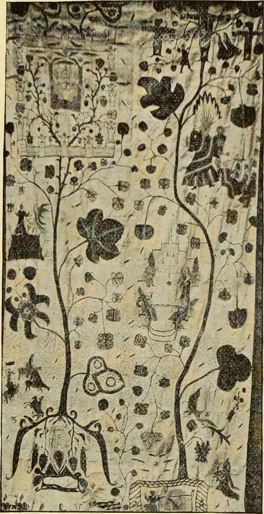 An illustration from Old English embroidery : its technique and symbolism, 1894, leaf 107