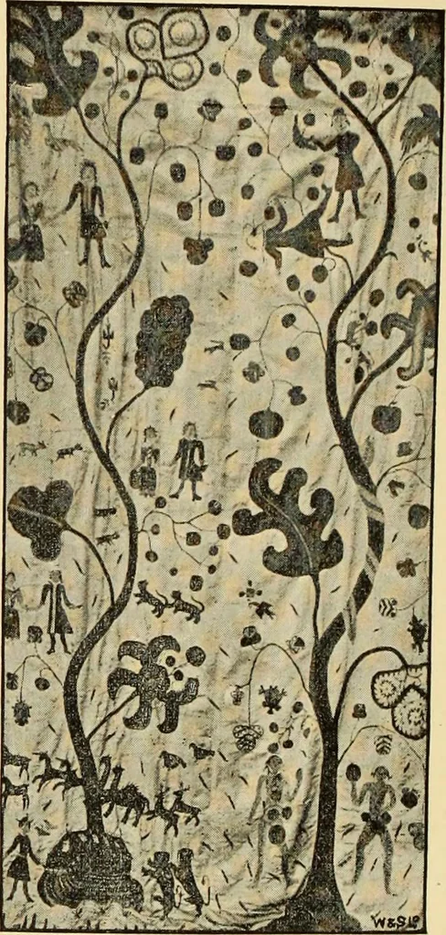 An illustration from Old English embroidery : its technique and symbolism, 1894, leaf 107