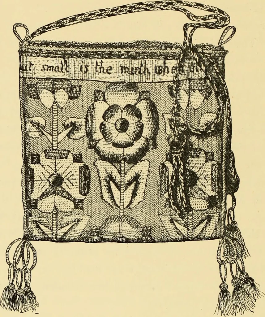 An illustration from Old English embroidery : its technique and symbolism, 1894, leaf 123