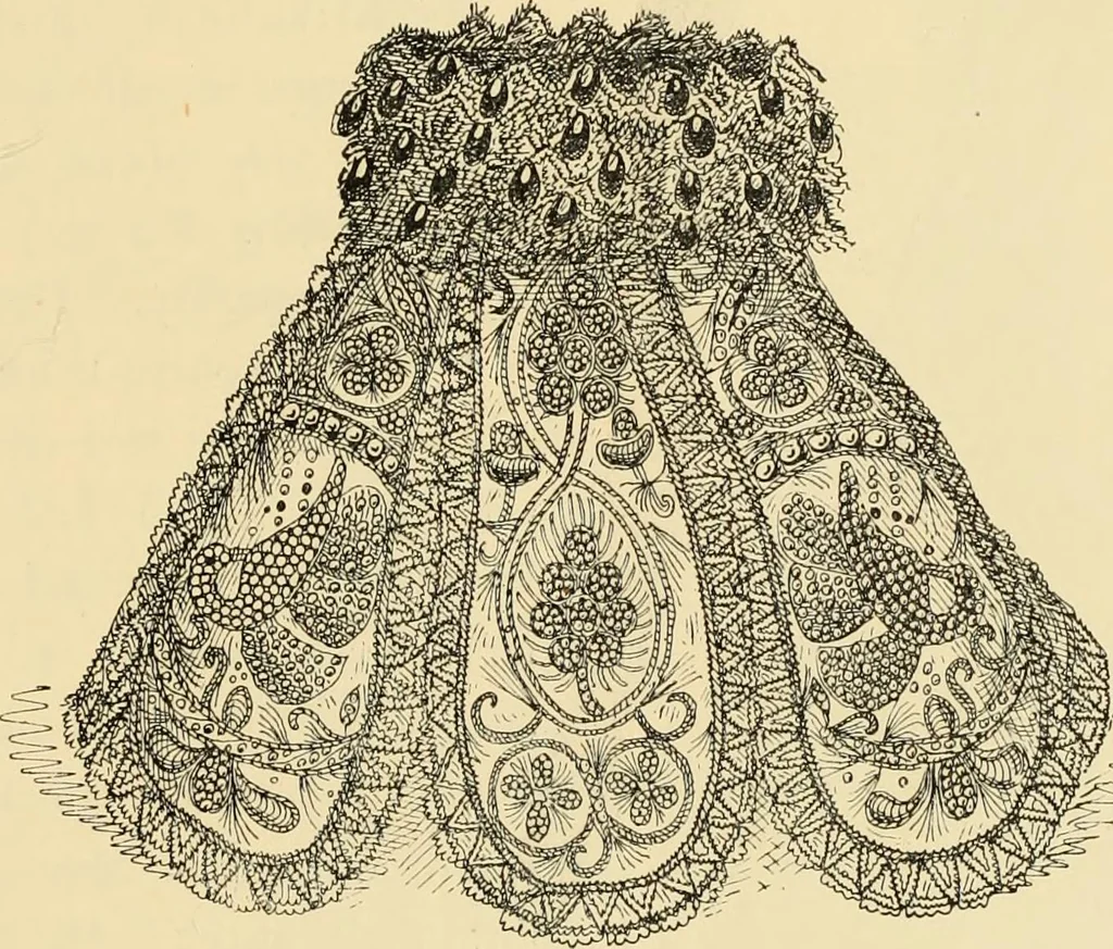 An illustration from Old English embroidery : its technique and symbolism, 1894, leaf 126