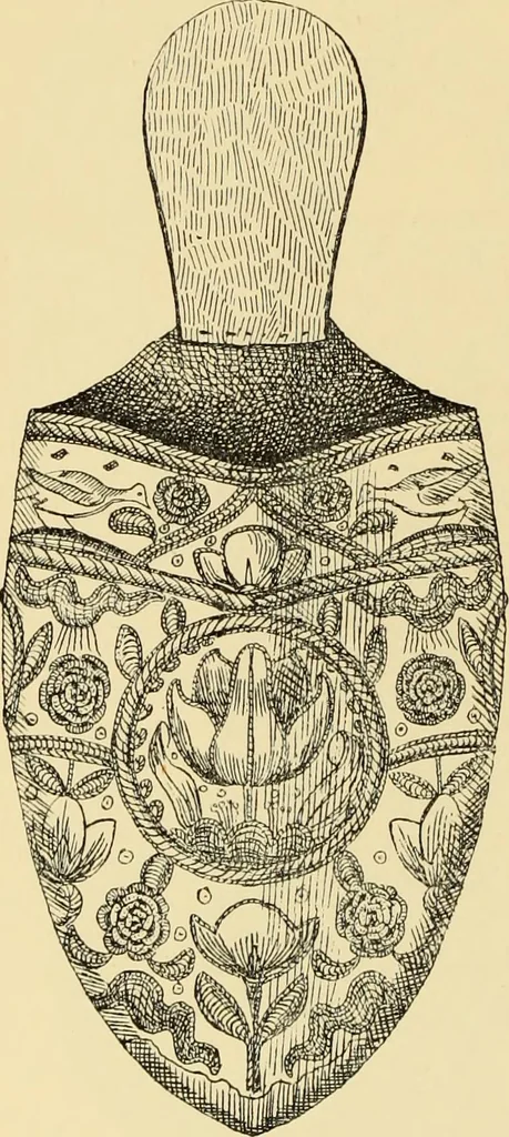 An illustration from Old English embroidery : its technique and symbolism, 1894, leaf 129