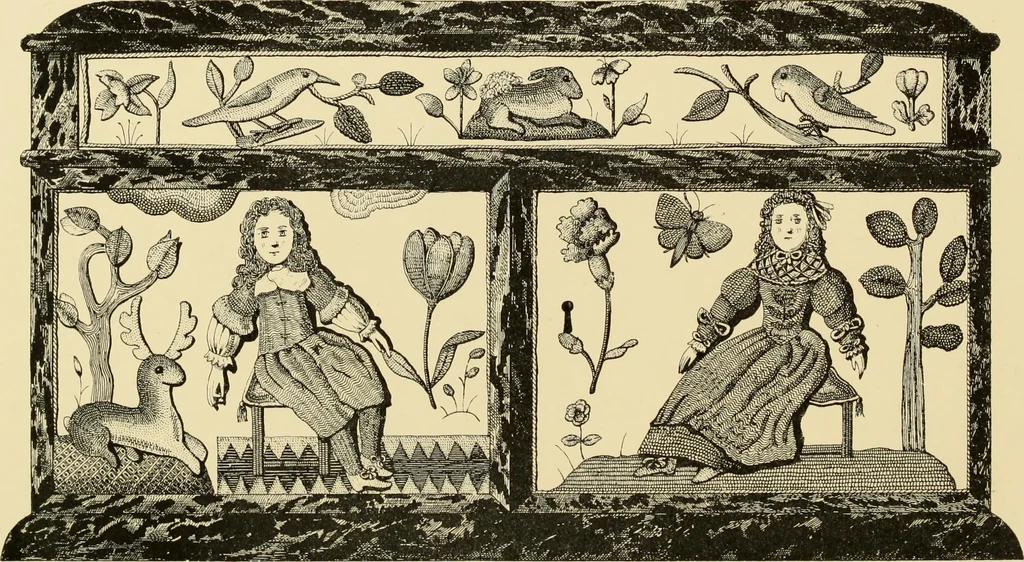 An illustration from Old English embroidery : its technique and symbolism, 1894, leaf 139