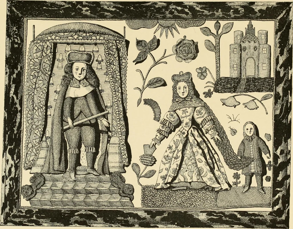 An illustration from Old English embroidery : its technique and symbolism, 1894, leaf 142