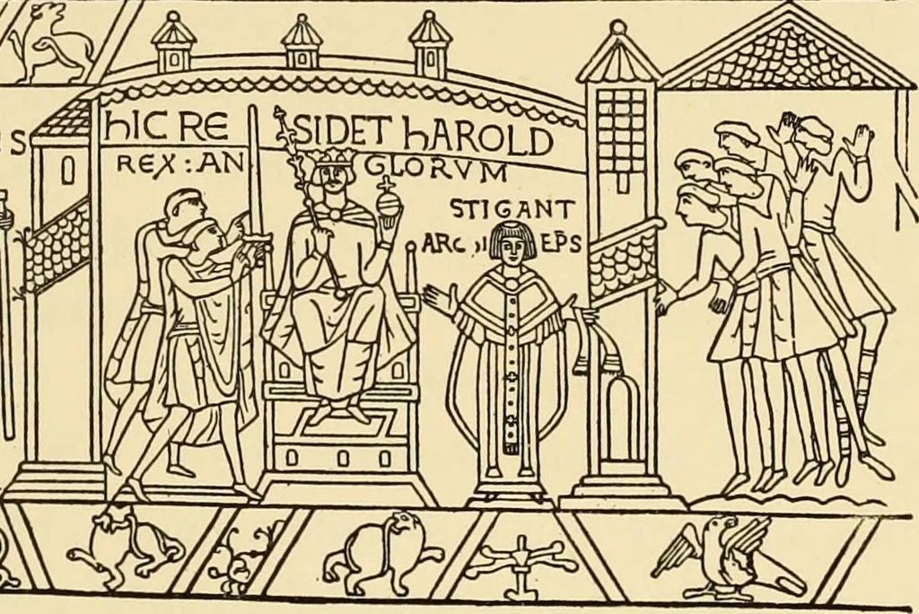 An illustration from Old English embroidery : its technique and symbolism, 1894, leaf 46