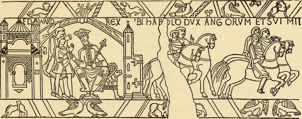 An illustration from Old English embroidery : its technique and symbolism, 1894, leaf 46