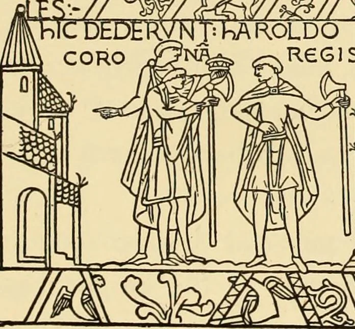 An illustration from Old English embroidery : its technique and symbolism, 1894, leaf 46