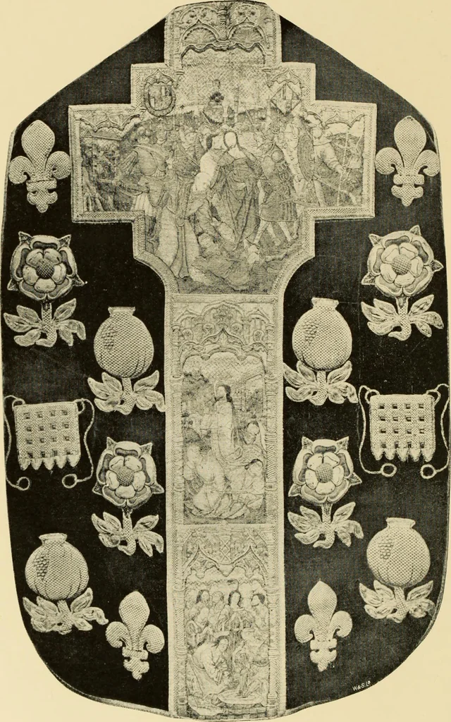 An illustration from Old English embroidery : its technique and symbolism, 1894, leaf 5