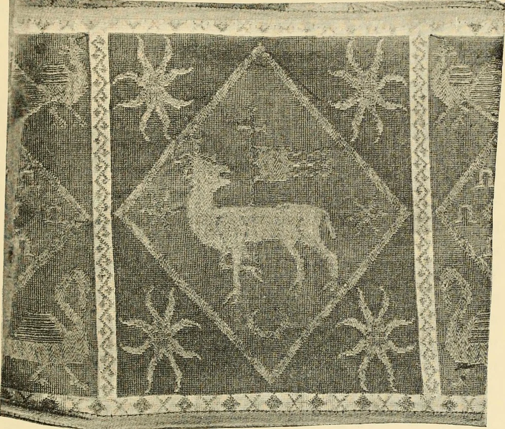 An illustration from Old English embroidery : its technique and symbolism, 1894, leaf 64