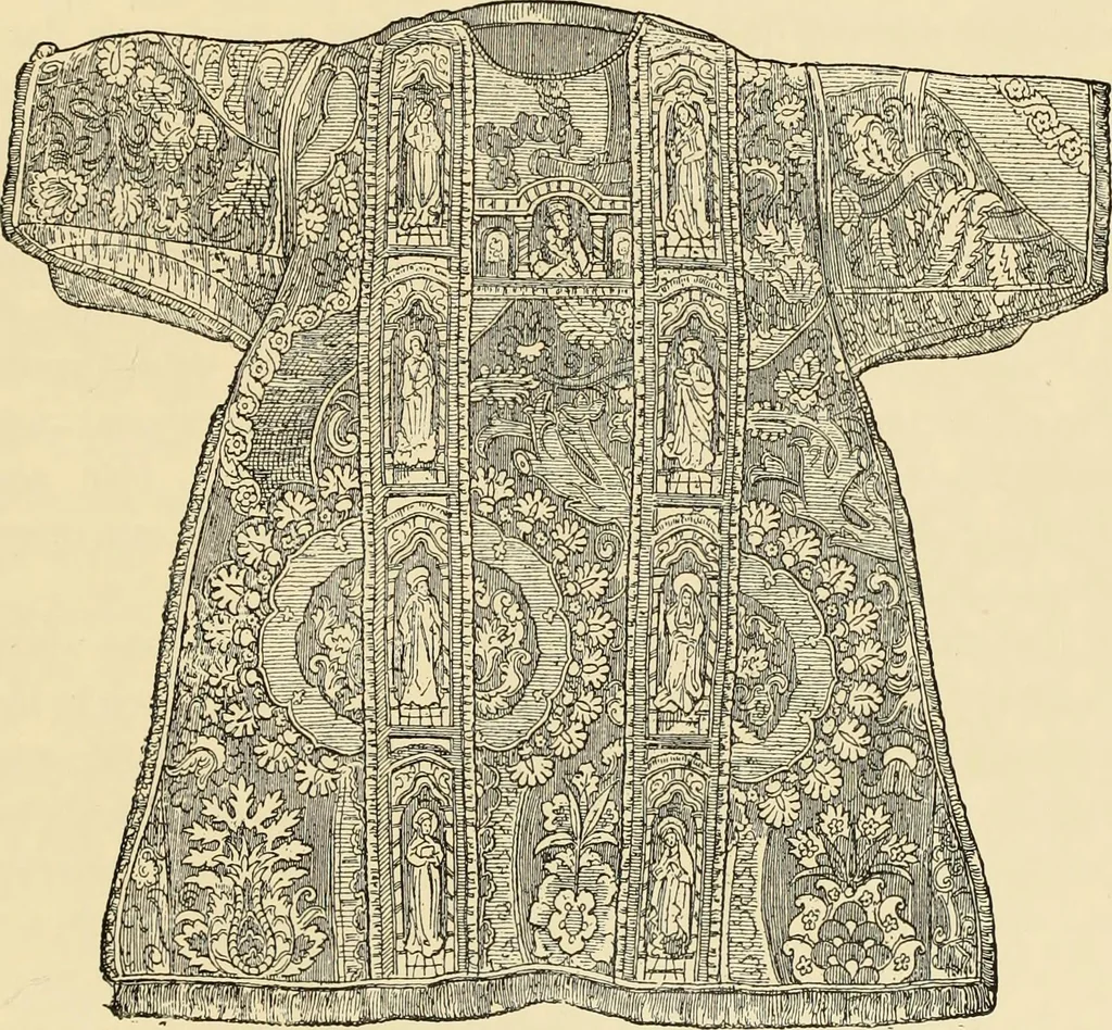 An illustration from Old English embroidery : its technique and symbolism, 1894, leaf 68