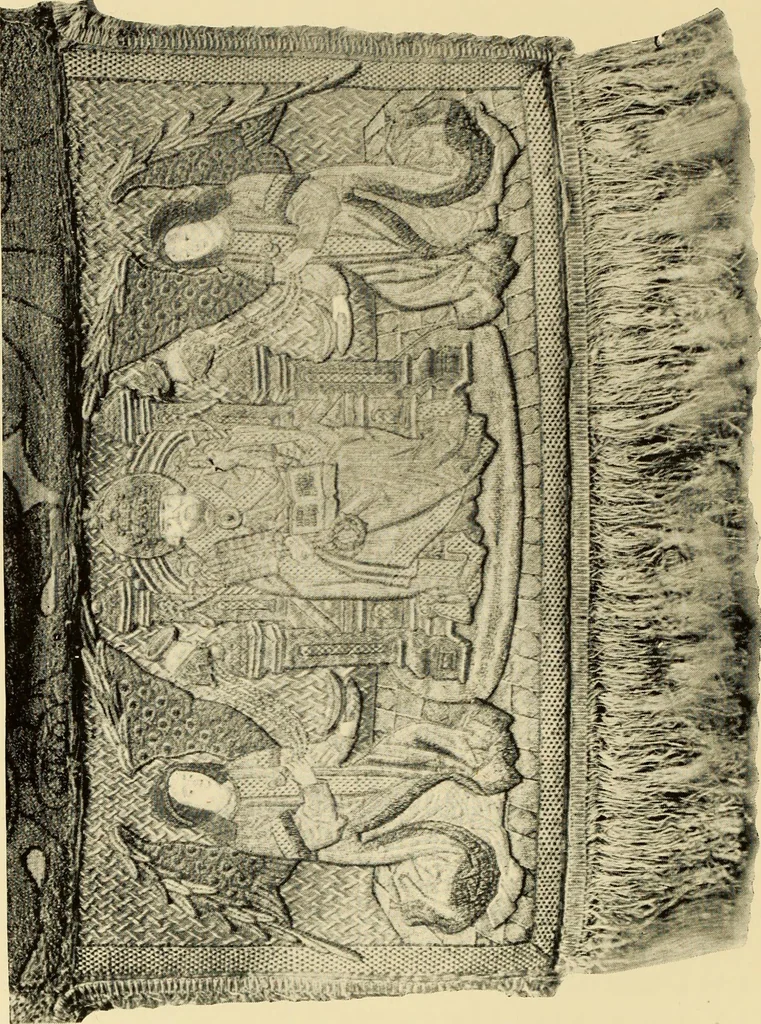 An illustration from Old English embroidery : its technique and symbolism, 1894, leaf 85