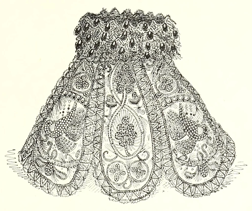 An illustration from Old English embroidery; its technique and symbolism, 1894, leaf 131
