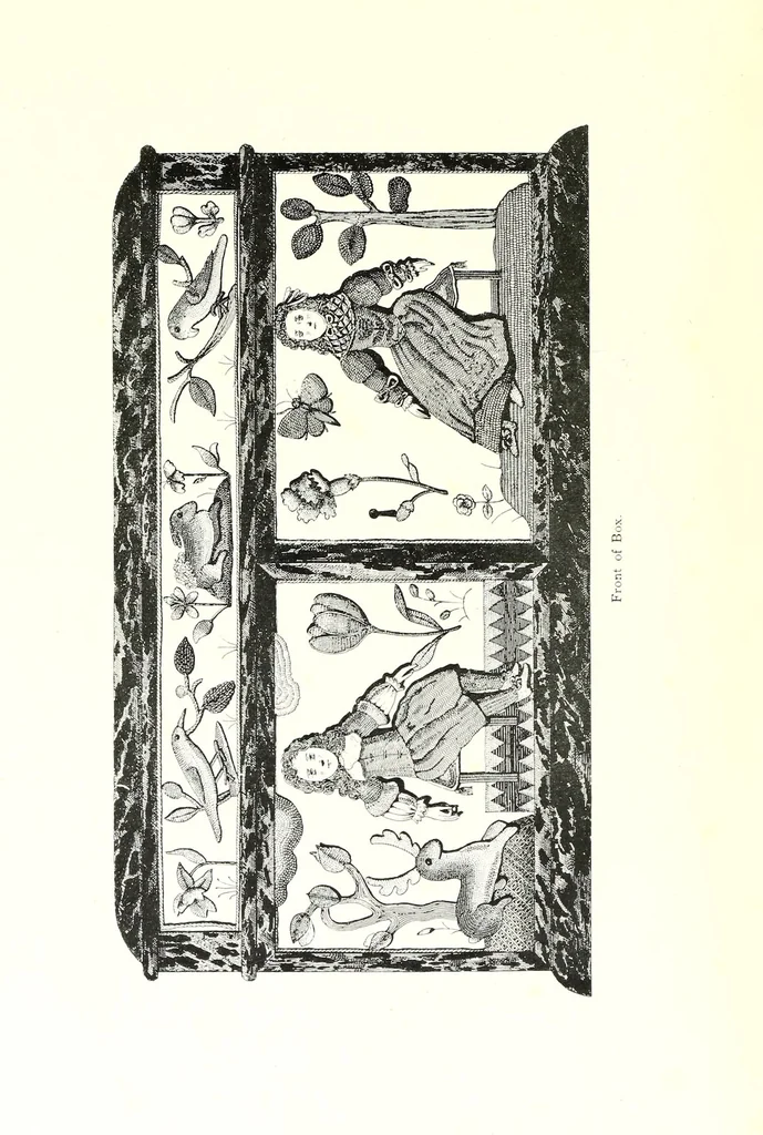 An illustration from Old English embroidery; its technique and symbolism, 1894, leaf 144