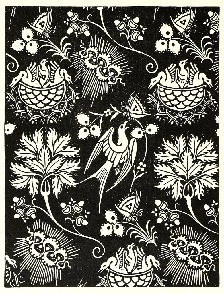 An illustration from Old English embroidery; its technique and symbolism, 1894, leaf 84