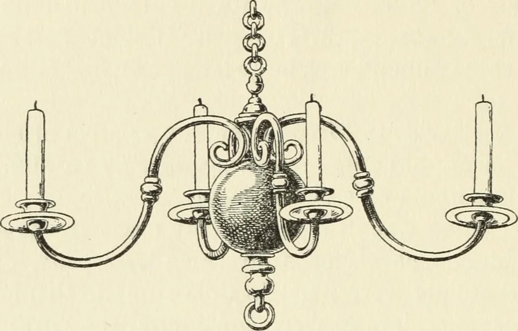 An illustration from Old English furniture and its surroundings, from the restoration to the regency, 1920, leaf 125