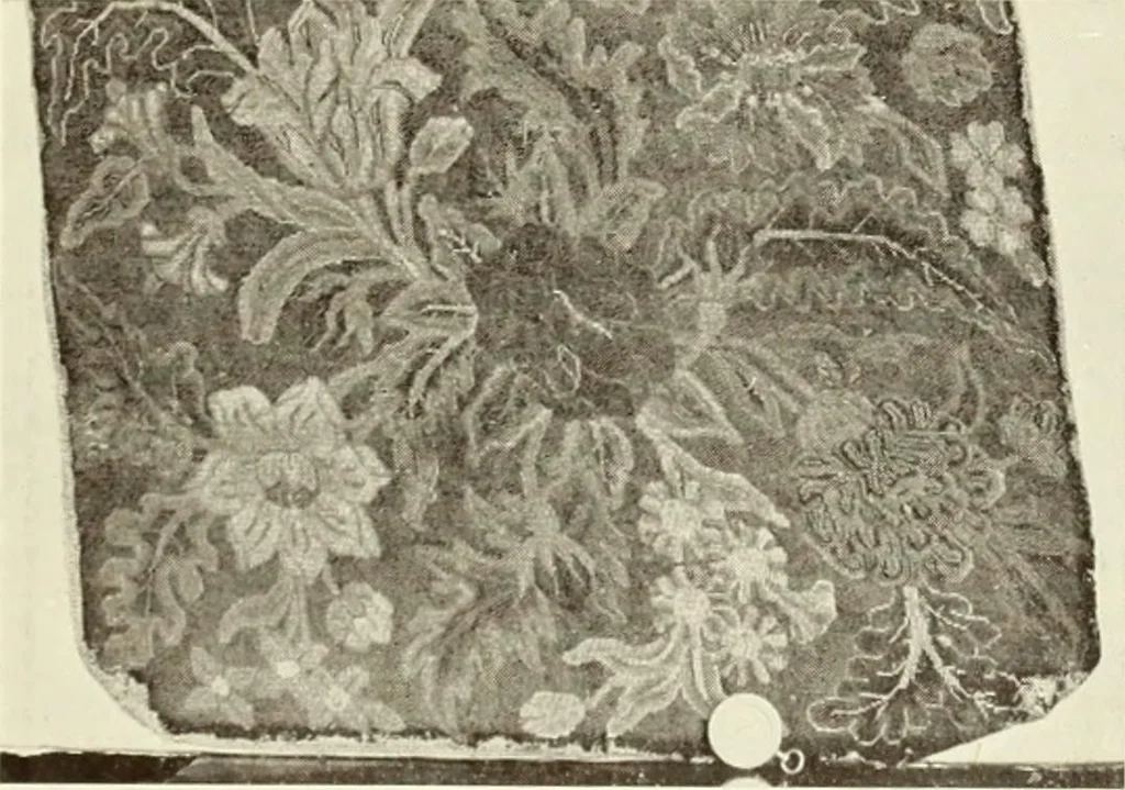An illustration from Old English furniture and its surroundings, from the restoration to the regency, 1920, leaf 140
