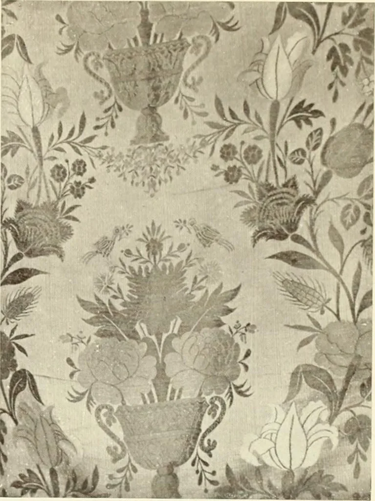 An illustration from Old English furniture and its surroundings, from the restoration to the regency, 1920, leaf 140