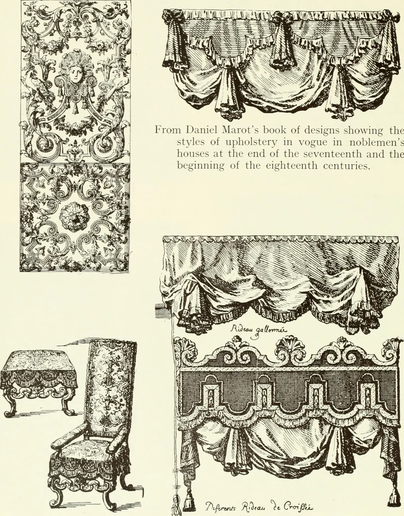 An illustration from Old English furniture and its surroundings, from the restoration to the regency, 1920, leaf 141