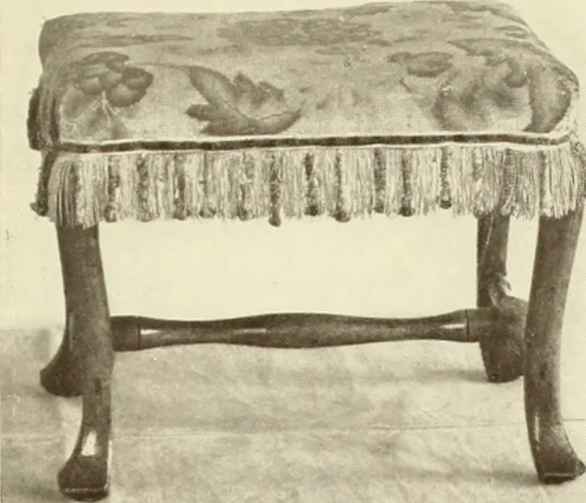 An illustration from Old English furniture and its surroundings, from the restoration to the regency, 1920, leaf 144