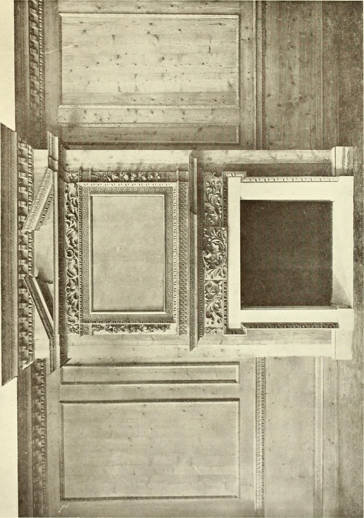 An illustration from Old English furniture and its surroundings, from the restoration to the regency, 1920, leaf 196